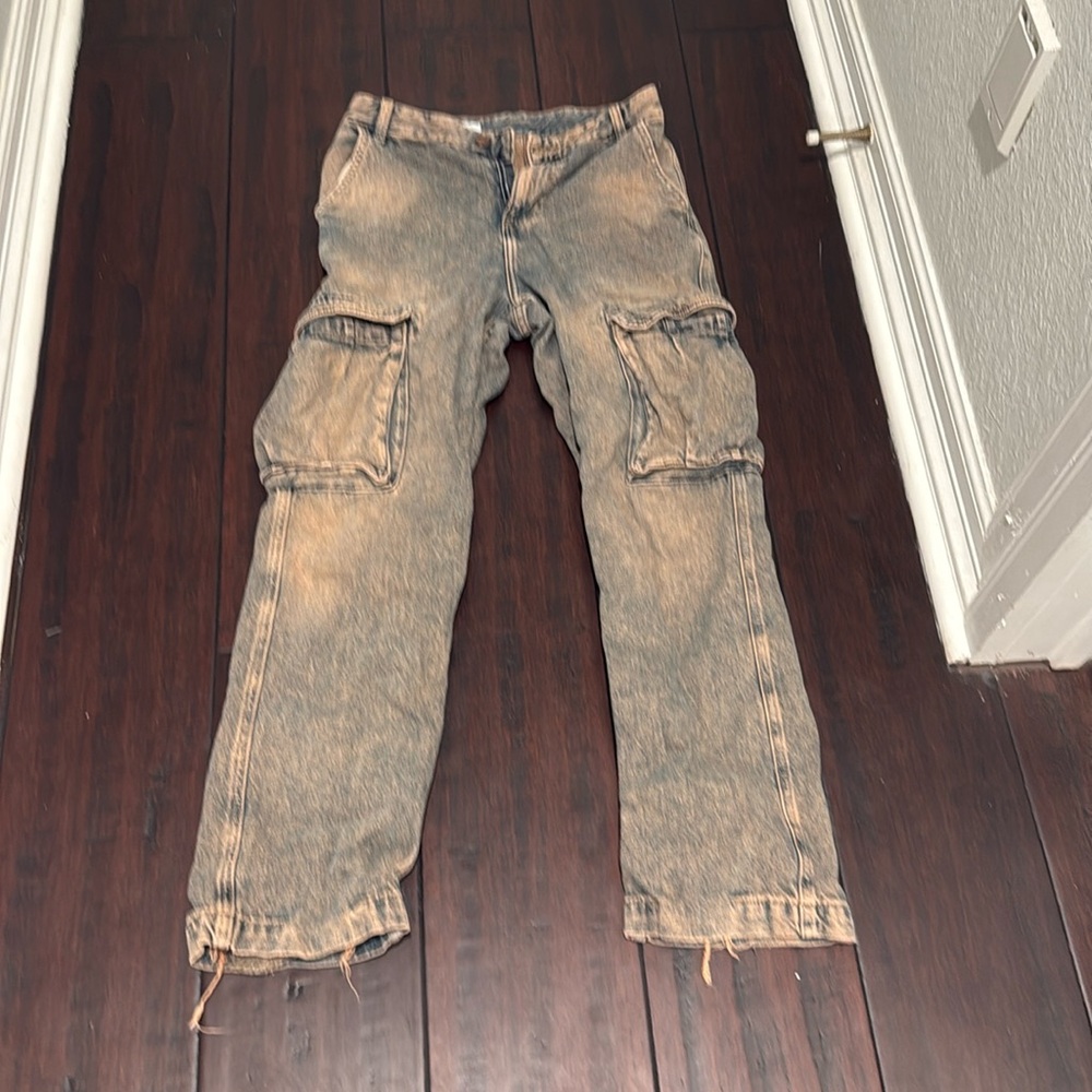 Zara Cargo Denim Jeans size 29